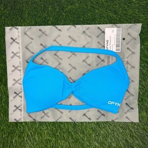 Dfyne impact strappy bra glacier blue extra small